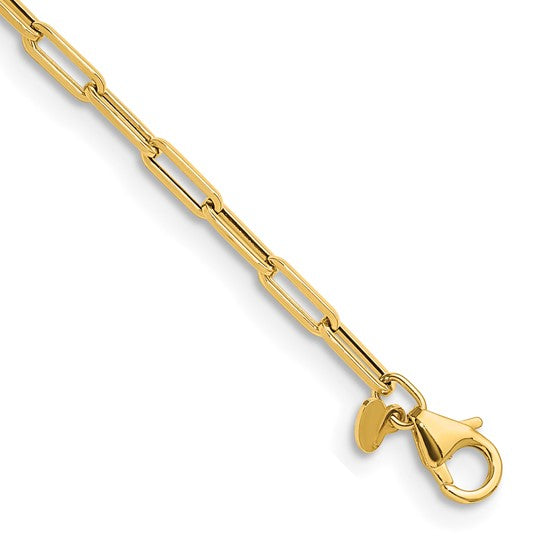 Paperclip Chain - 14k Gold