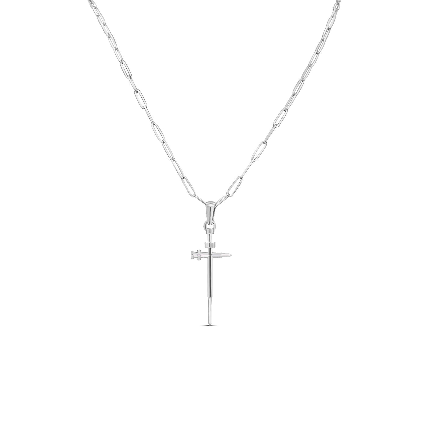 Firing Pin Cross Necklace