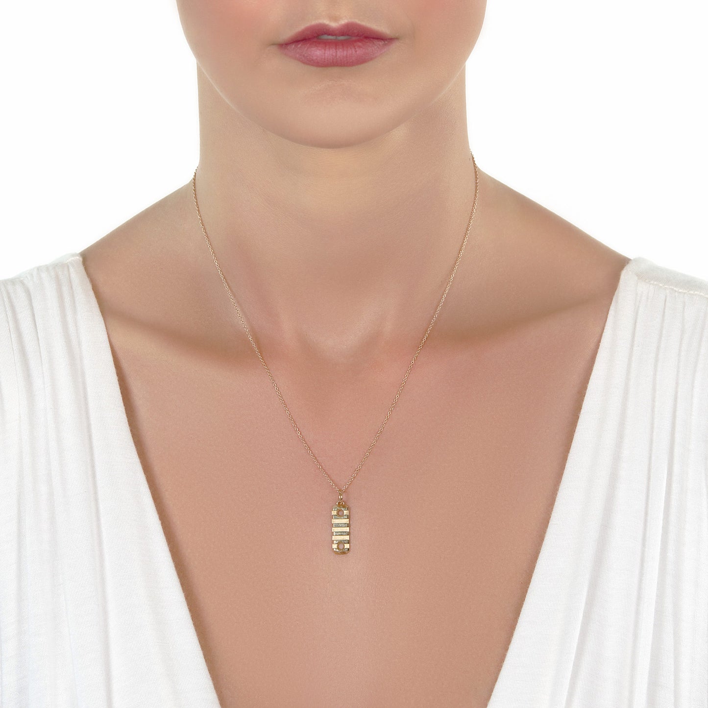 Picatinny Rail Necklace - 14k