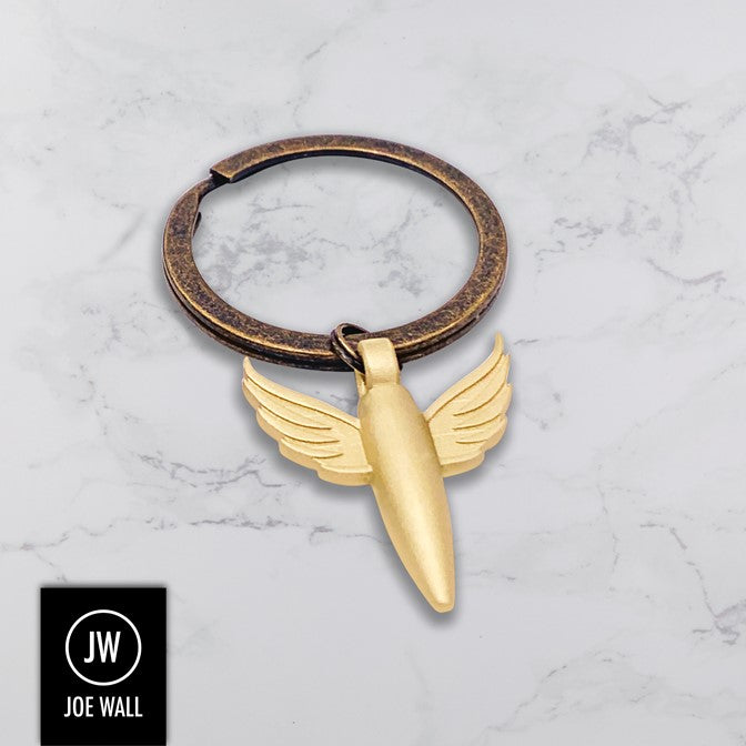 Brass 308 Angel’s Wings Key Chain