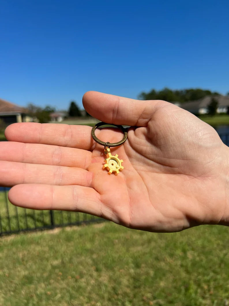 Brass AR Bolt Key Chain
