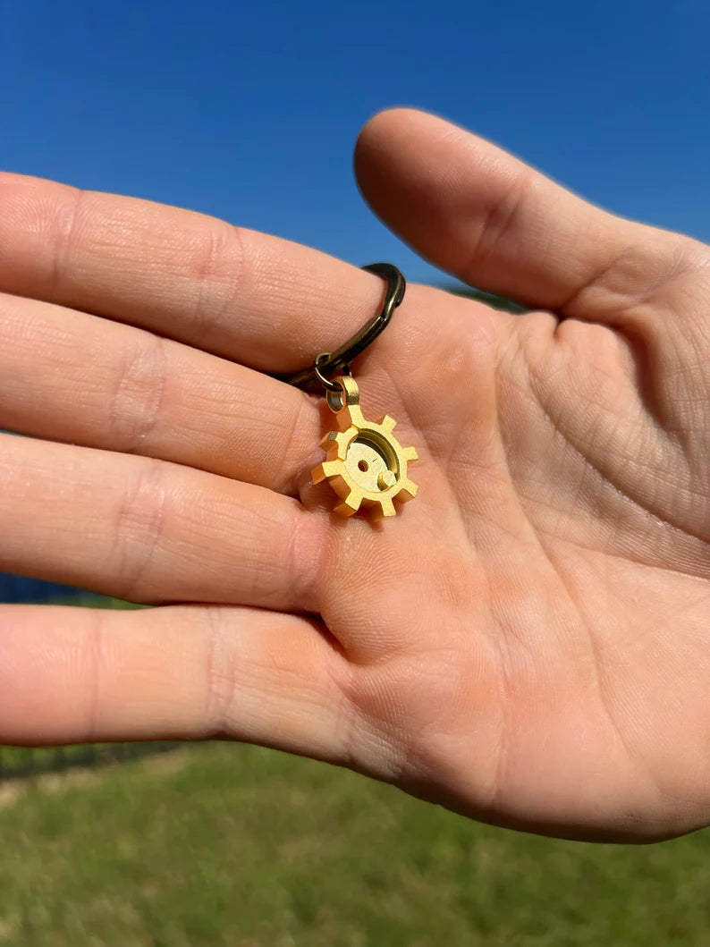 Brass AR Bolt Key Chain