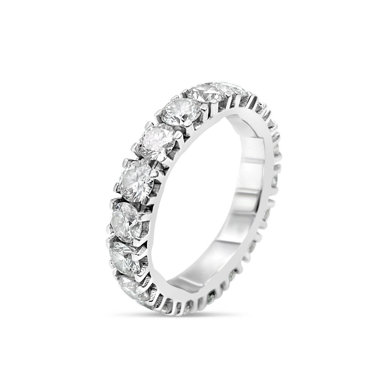 Diamond Marksman Eternity Ring - 18k