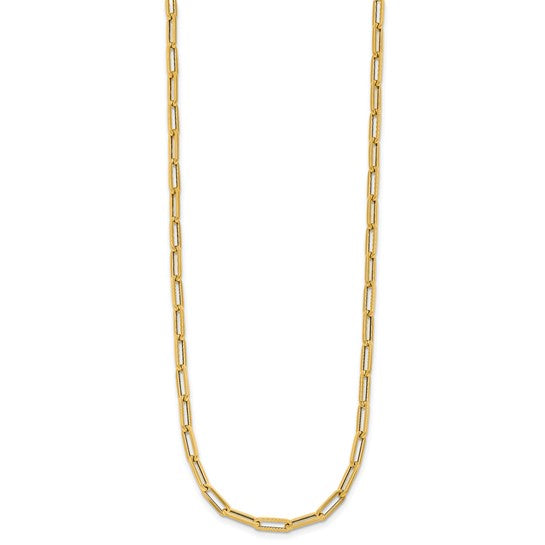Paperclip Chain - 14k Gold