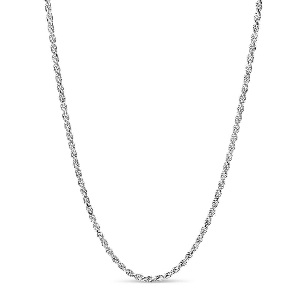 Club Ropes Silver Rope Chain - Sterling Silver – Joe Wall Jewelry