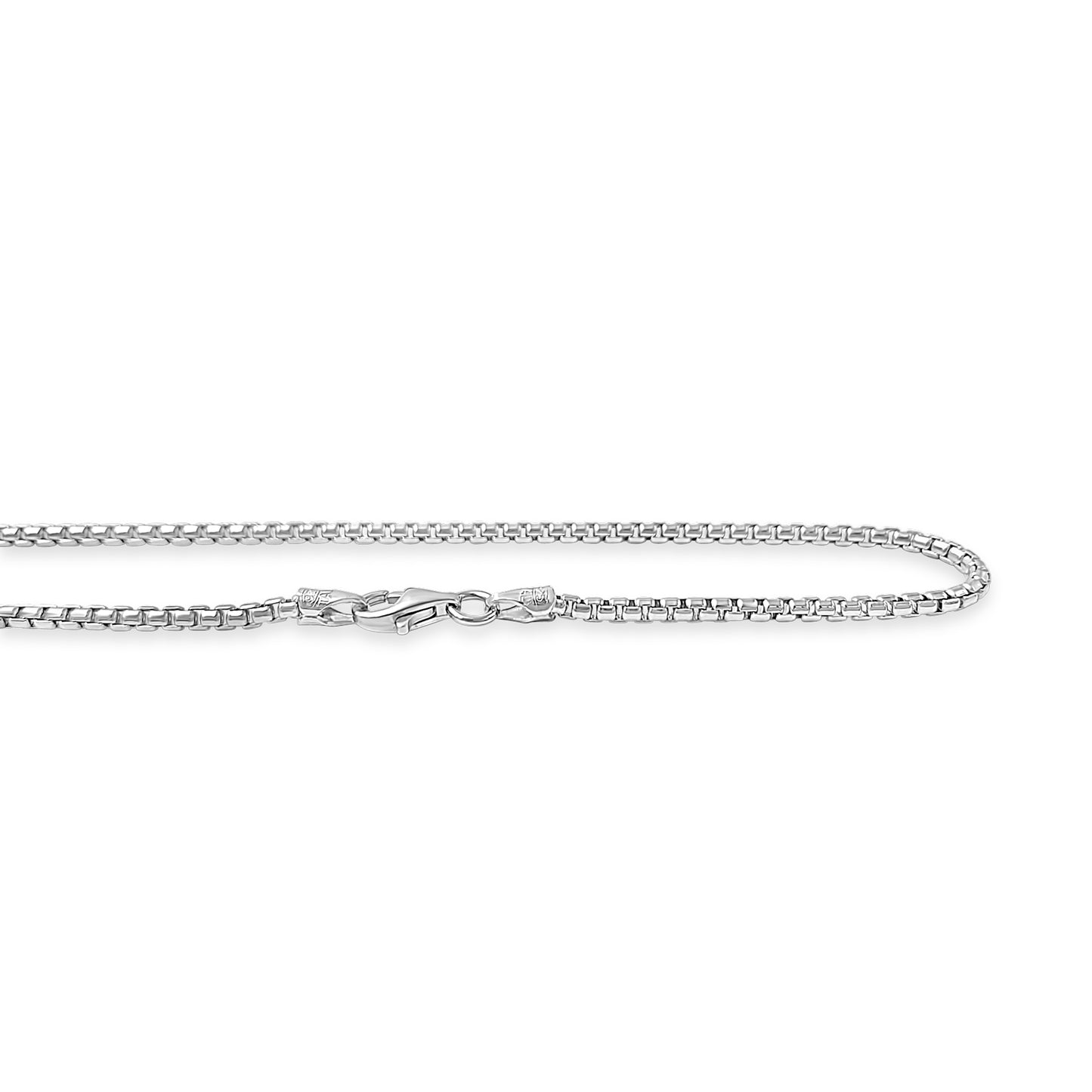 Round Box Chain - Sterling Silver