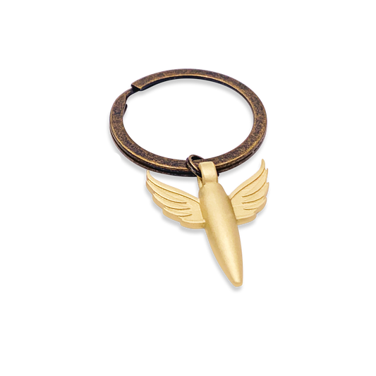 Brass 308 Angel’s Wings Key Chain
