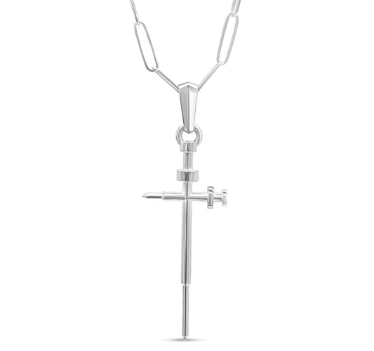 Firing Pin Cross Necklace