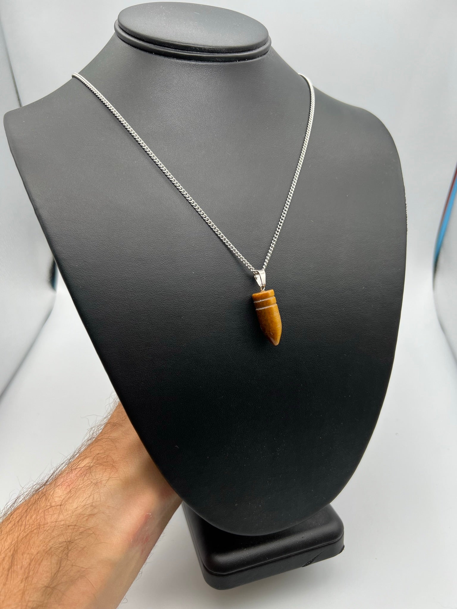Gemstone Bullet Necklace Joe Wall Jewelry Gemstone Bullet Necklace Joe Wall Jewelry